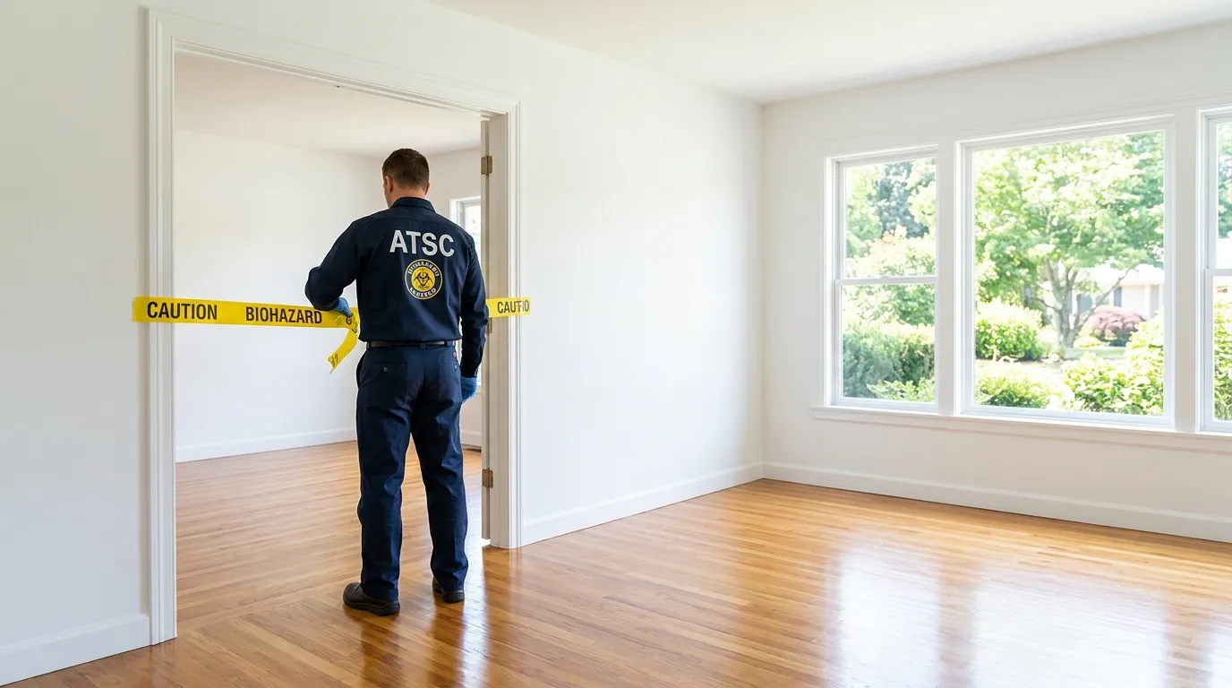 Certified biohazard cleanup crew performing Decomposition Cleanup in Pembroke Pines